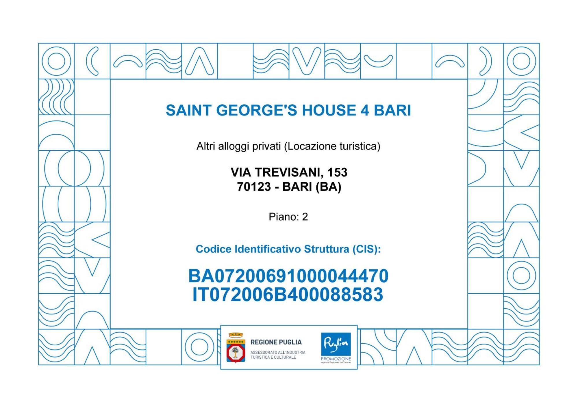 Ferienwohnung Saint George'S House 4 Bari Exterior foto